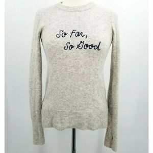 Madewell So Far So Good Sweater Alpaca Wool Blend